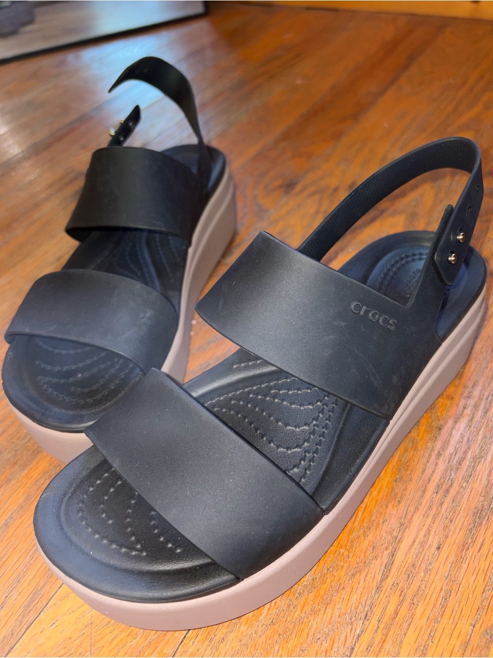 CROCS Brooklyn Low Wedge Sandals